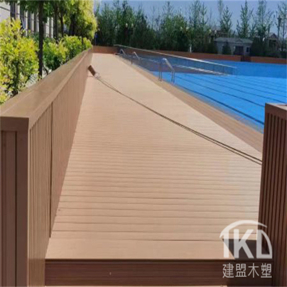北京塑木平台-泳池塑木地板